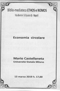 MARIO CASTELLANETA – Economia circolare