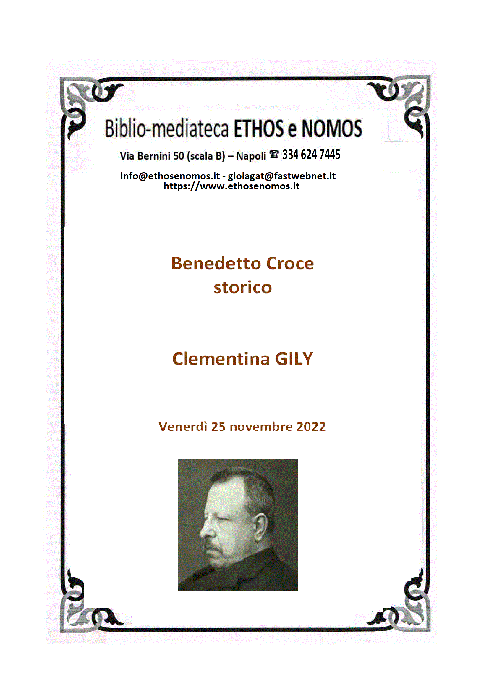 Clementina GILY - Benedetto Croce storico