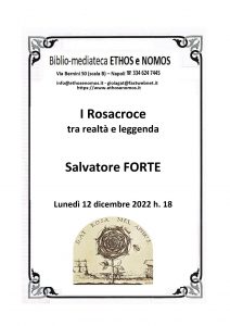 Salvatore FORTE – I Rosacroce tra realtà e leggenda
