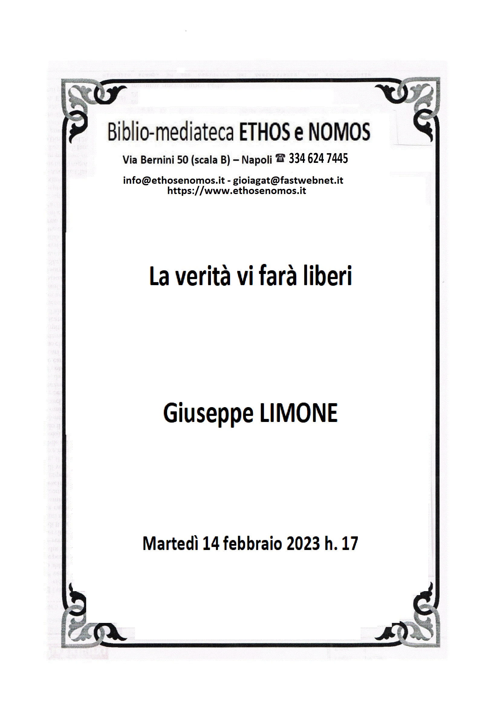 Giuseppe LIMONE - La verità vi farà liberi