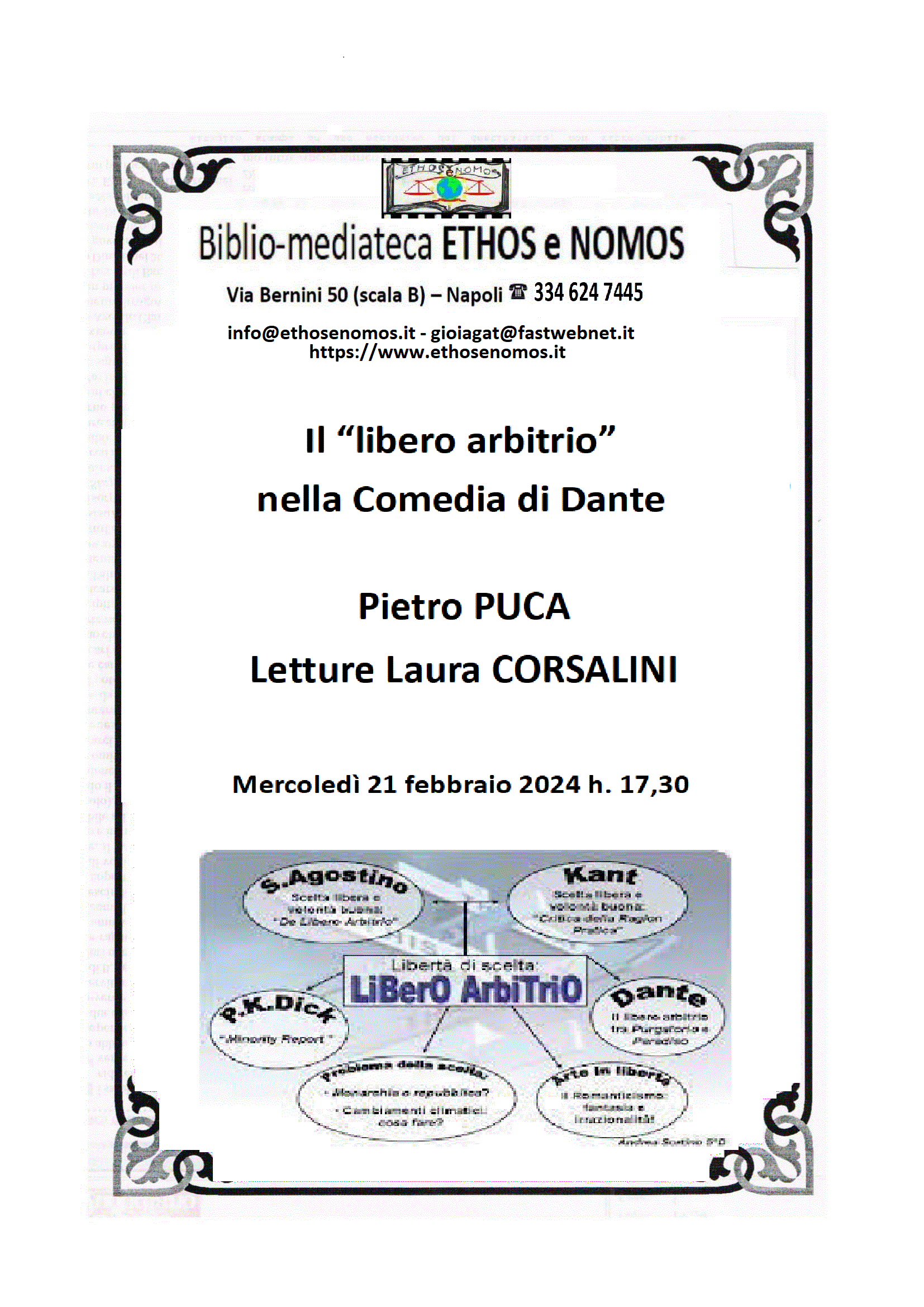 Pietro Puca - Il libero arbitrio nella Comedia di Dante