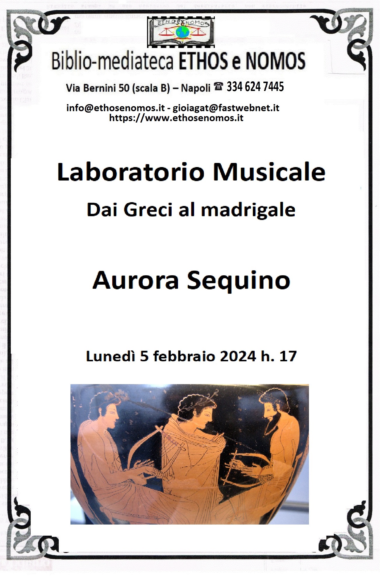 Aurora Sequino - Laboratorio musicale: dai Greci al Madrigale