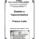 Franco Lista - Dialetto e toponomastica