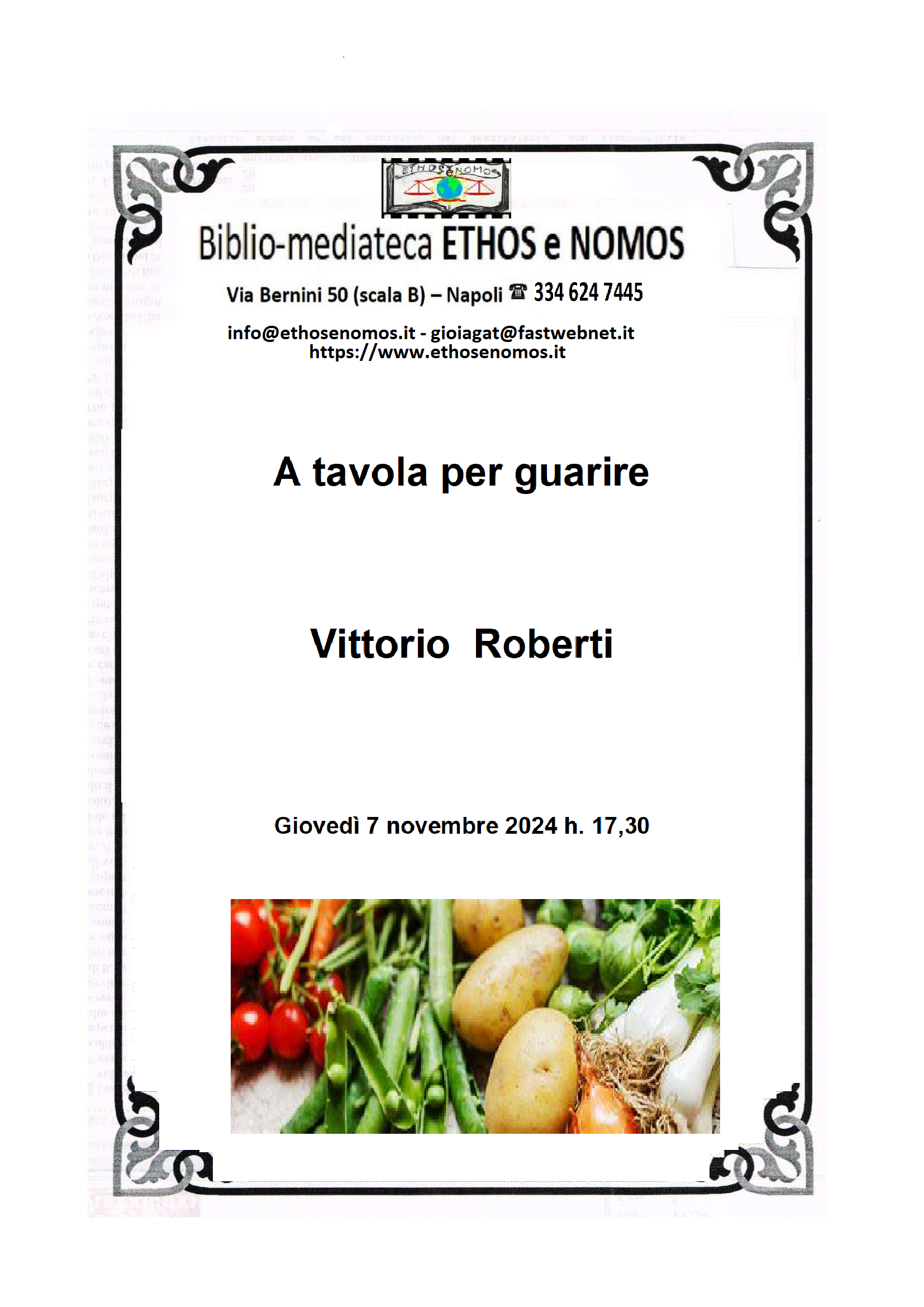 Vittorio Roberti - A tavola per guarire