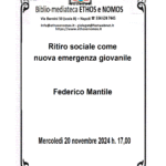 Federico Mantile - Ritiro sociale come nuova emergenza giovanile