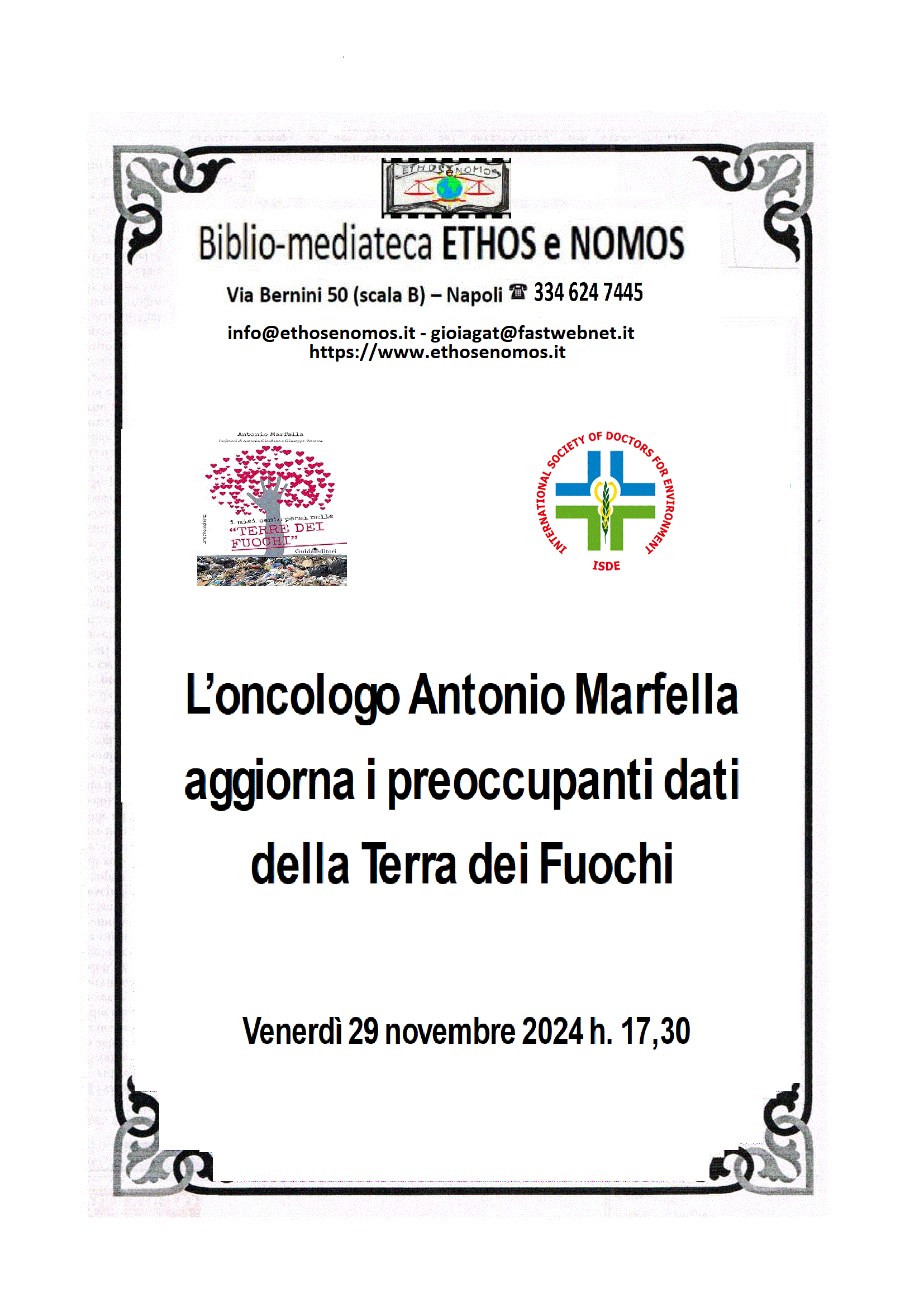 ISDE, L'oncologo Marfella aggiorna i preoccupanti dati ambientali in Terra dei fuochi