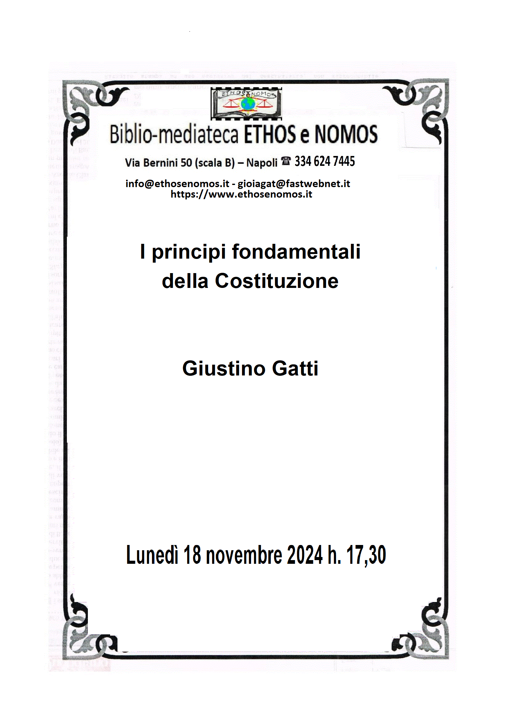 Giustino Gatti - Principi fondamentali della Costituzione