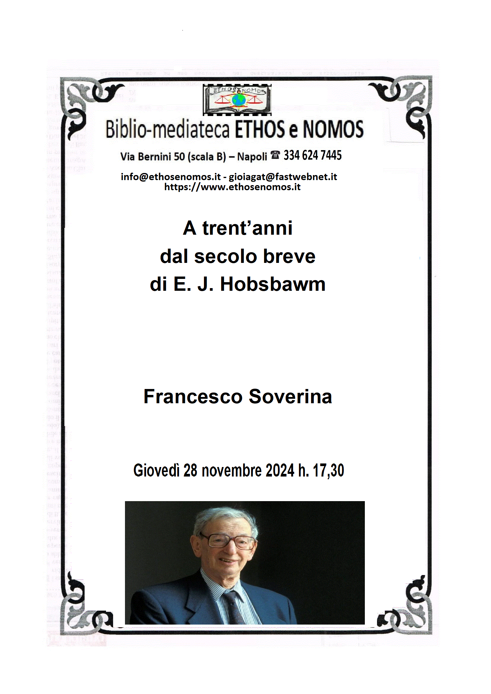 Francesco Soverina - A trent'anni dal secolo breve di E. J. Hobsbawm