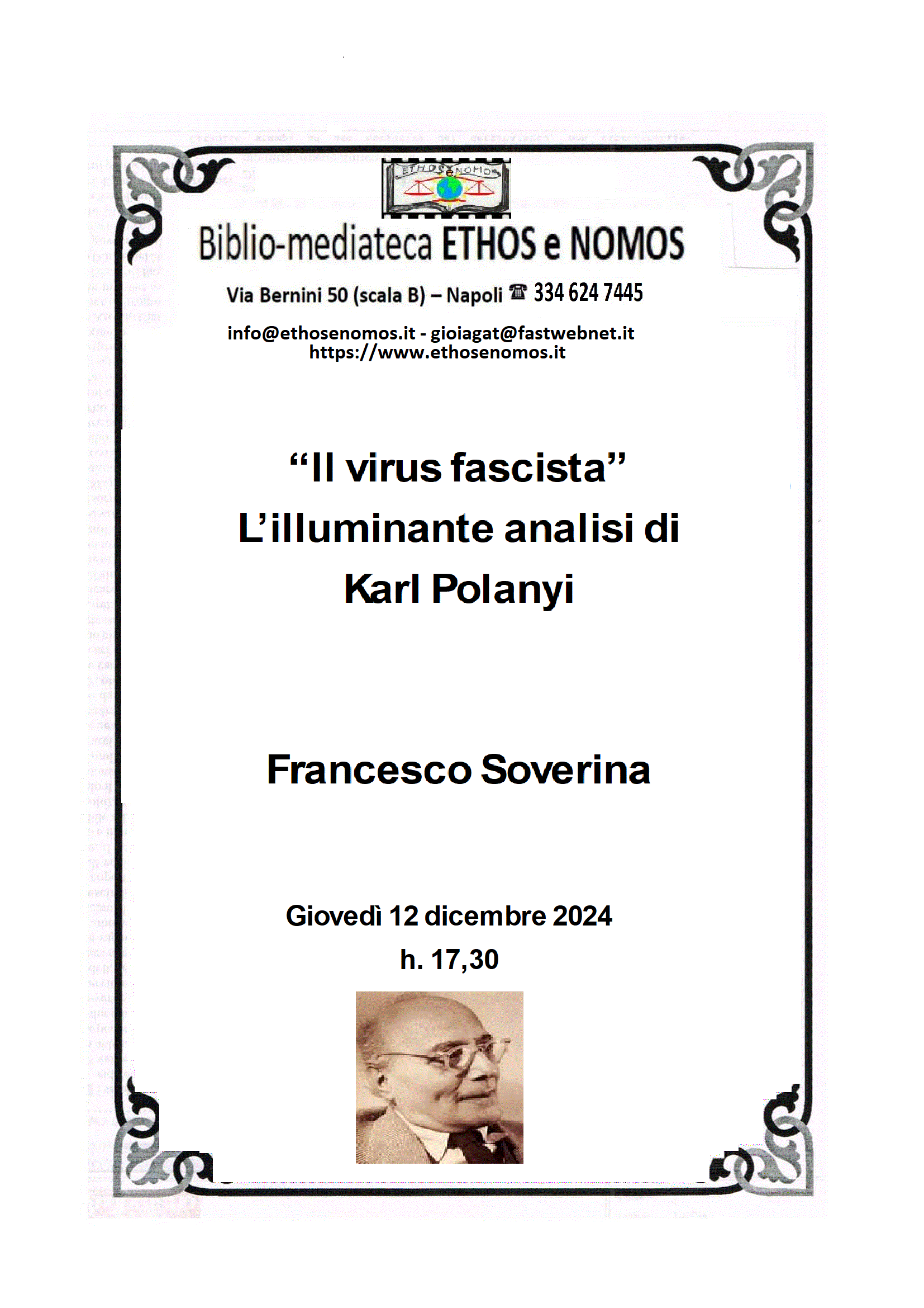 Francesco Soverina - Il virus fascista, illuminante analisi di Karl Polanyi